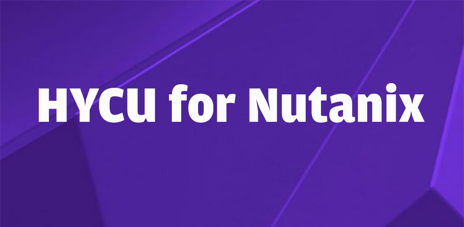 Hycu for Nutanix